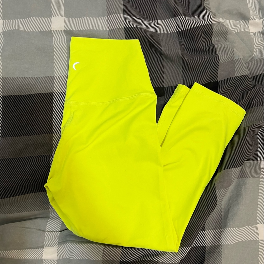 ZYIA Neon Yellow High-Waist Leggings